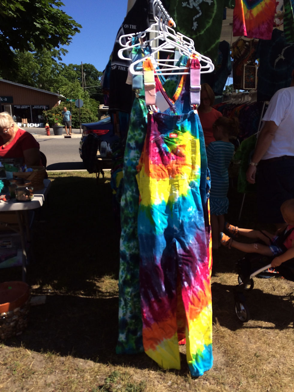 Salopette multicolore