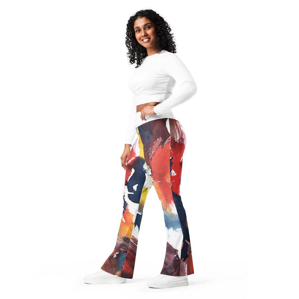 Miniatura: Legging Flare Ruta Verde