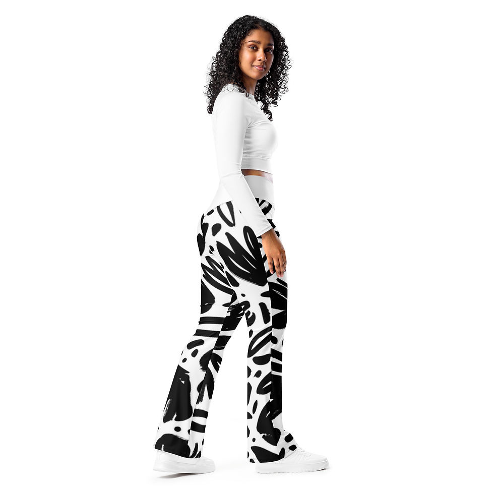 Miniatura: Legging Flare Jardín Cinético