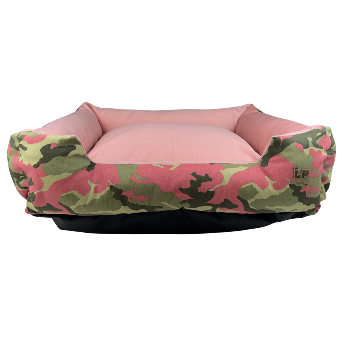 CAMA SUPER LUXO CAMUFLADA VERDE E ROSA TAM. G
