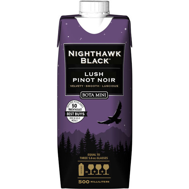 Bota Box Nighthawk Lush Pinot Noir - 500ml, 500ml
