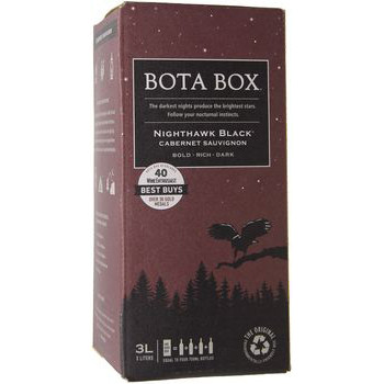 Bota Box Nighthawk Black Bourbon Barrel Aged Cabernet Sauvignon - 3L, 3L