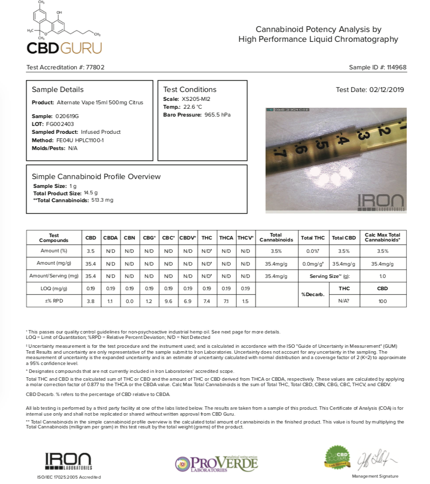 Thumbnail: Alternate Vape Oil