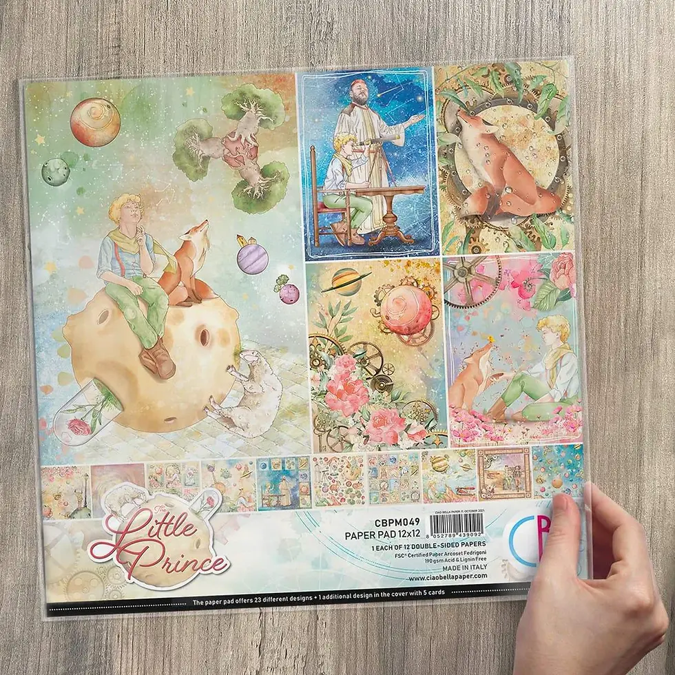 COLECCION PAPEL SCRAP The Little Prince Paper Pad Ciao Bella