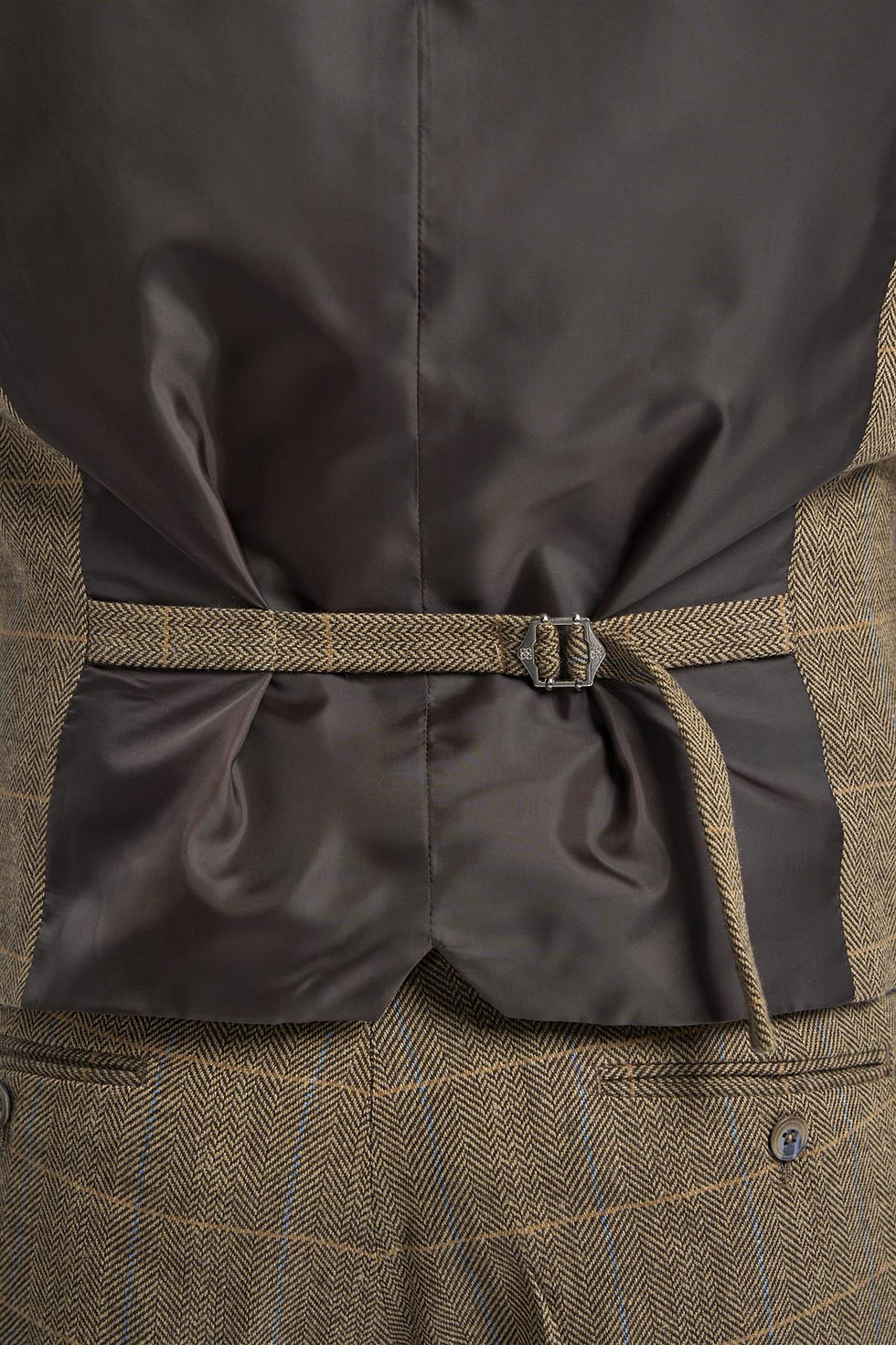 Thumbnail: Cavani Albert Brown Tweed Waistcoat
