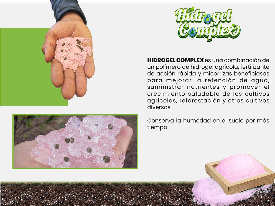 .:Hidrogel Agrícola: Lluvia sólida:.