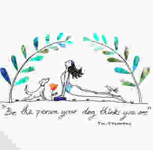 Upward Facing Dog cartoon