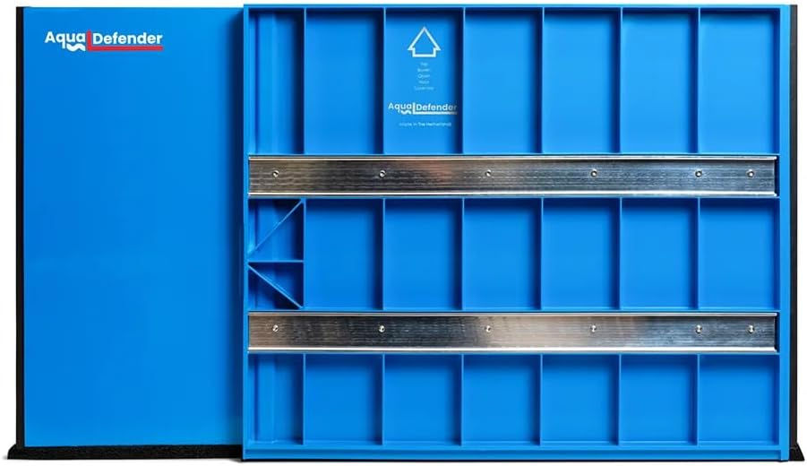AquaDefender: mobiler Hochwasserschutz Flutbarriere 72,5-104cm breit, 40 cm hoch