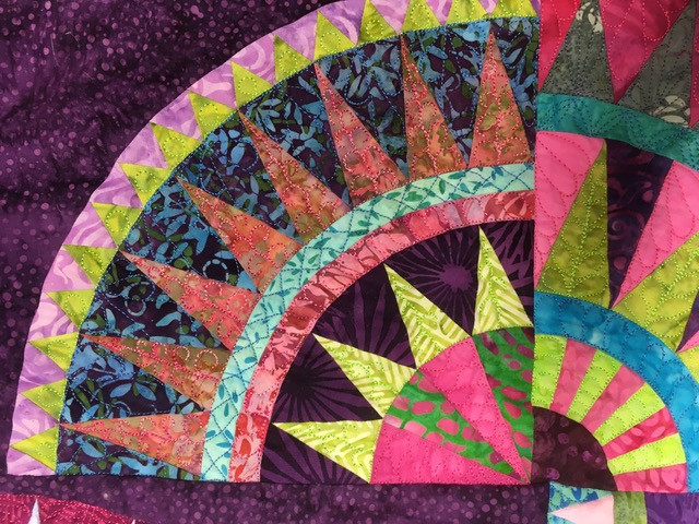 Chrysler Revisited - Best Use of Colour at 2019 World Quilt Show