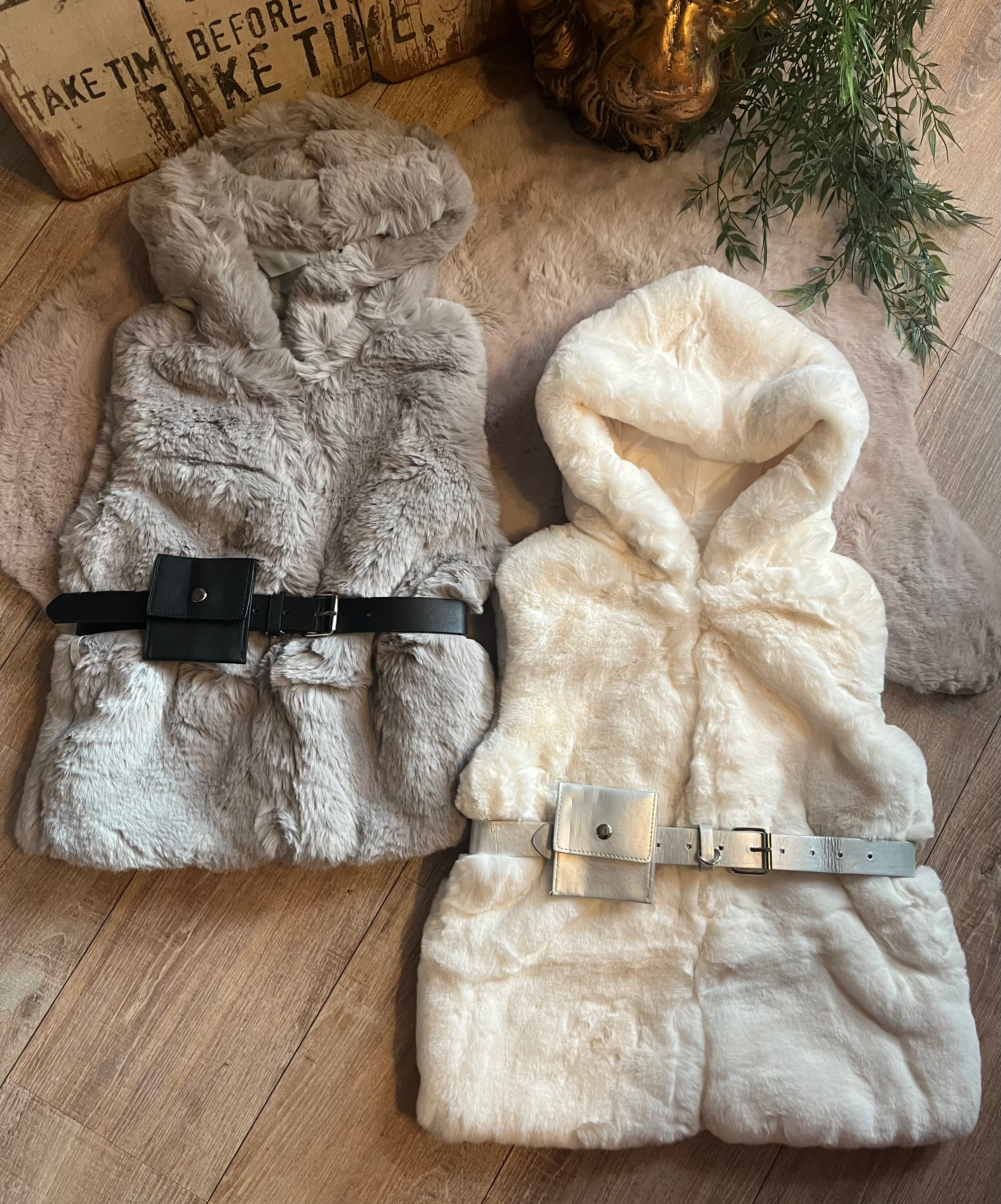 Meiden bont gilet TASJE