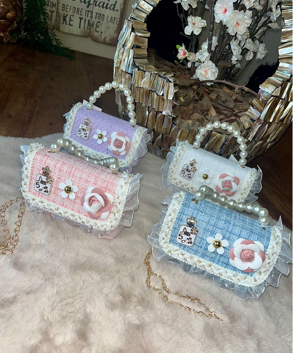 Thumbnail: Mini Glam bag FLOWER 