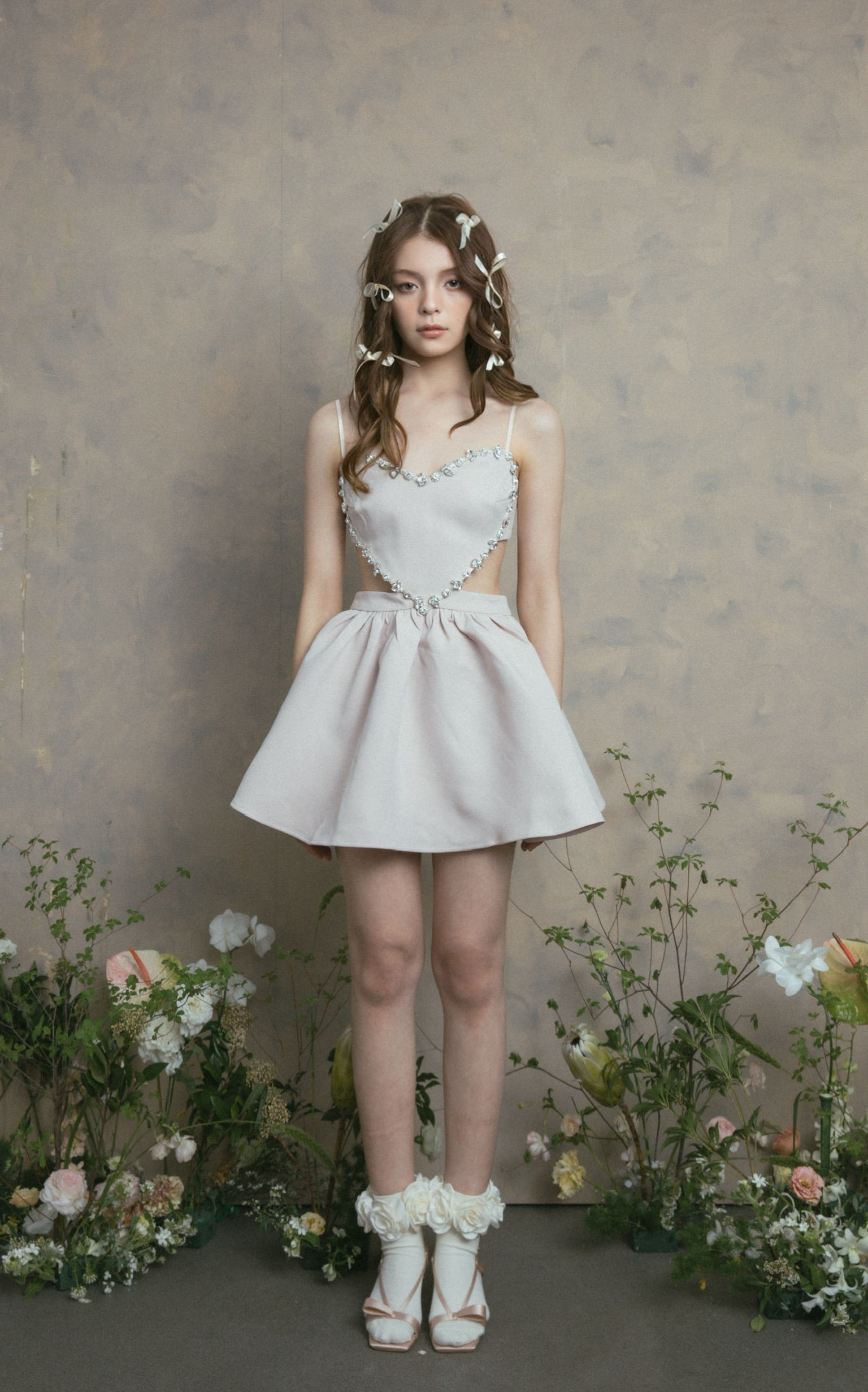 Belinda Baby Pink Mini Dress