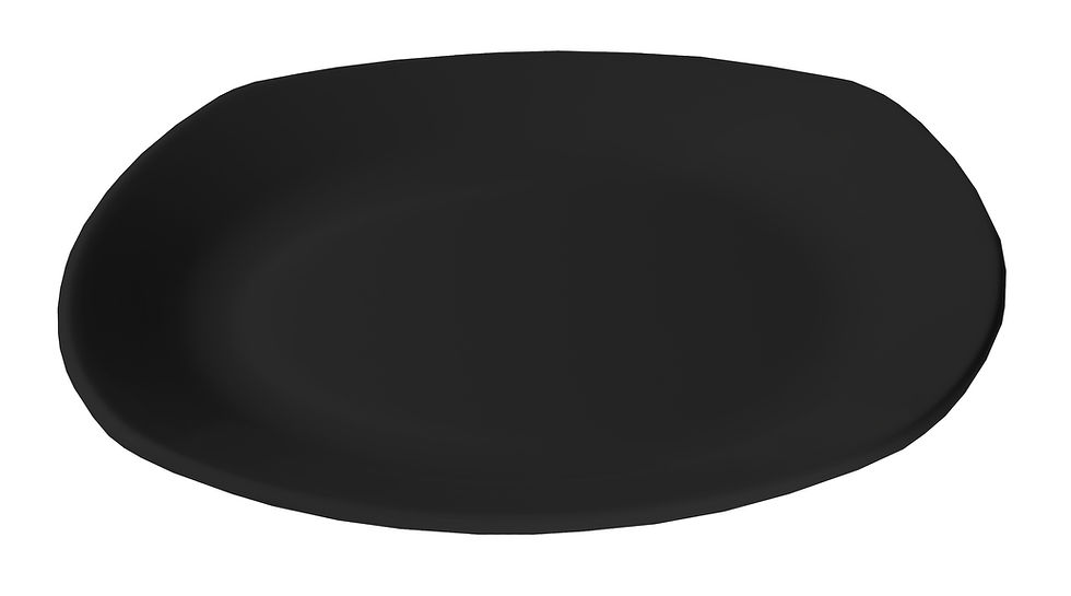 Thumbnail: RIMLESS DESSERT PLATE SQUARE - 8.5" diam.