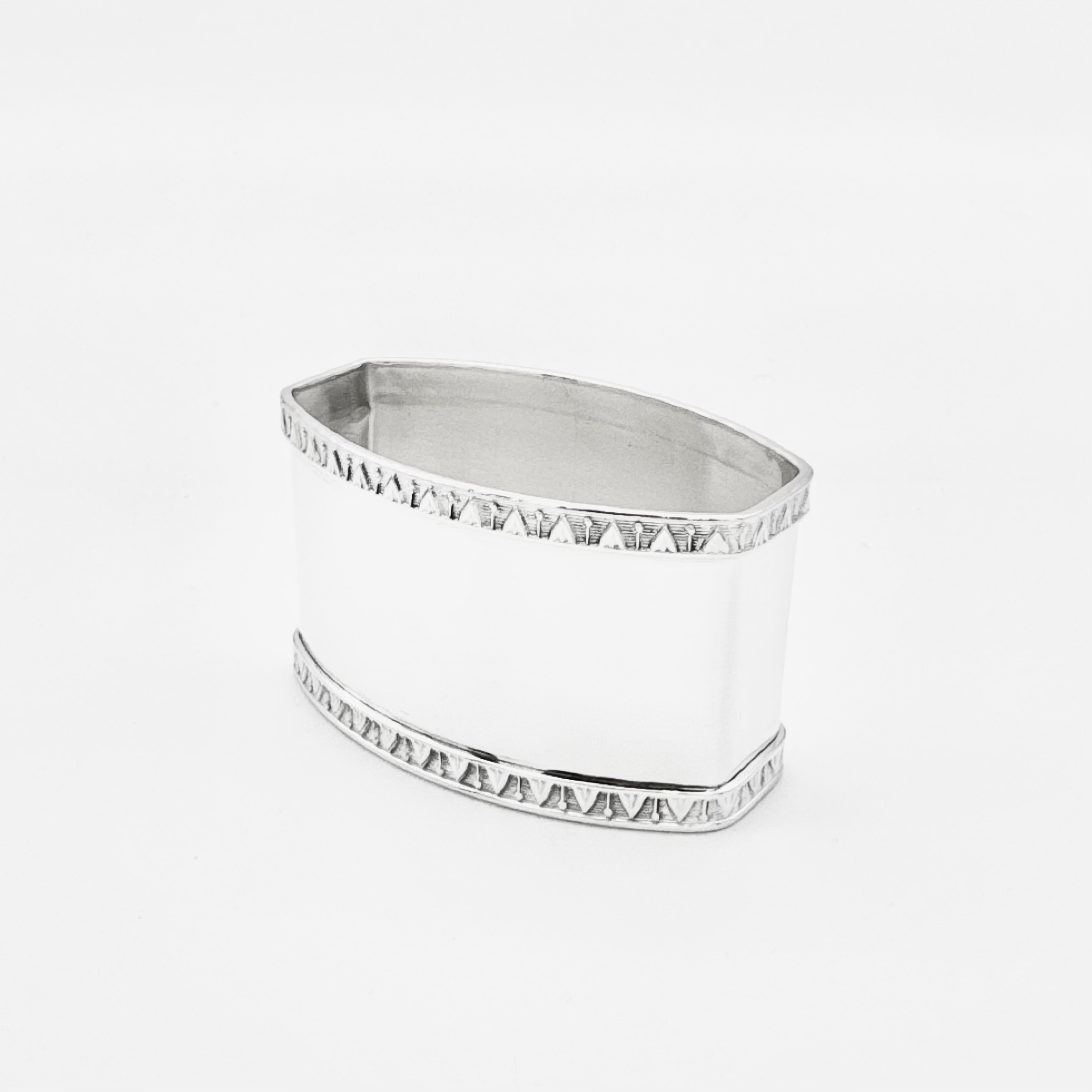 Serviettenring Palmette, kantig