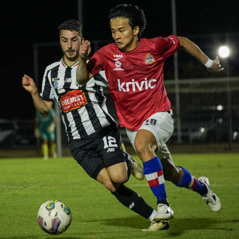 Front Page Football: Katsuyoshi Kimishima Adelaide Croatia Raiders NPL SA 2024