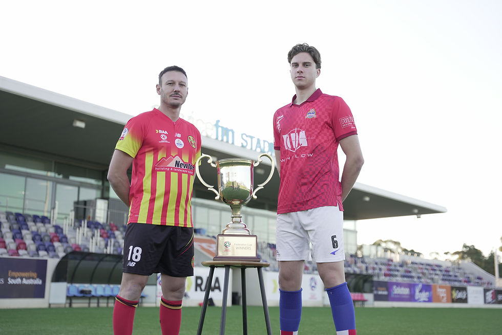 Front Page Football: Federation Cup Final 2025 MetroStars Fabian Barbiero Adelaide Croatia Raiders Noah Blazeka