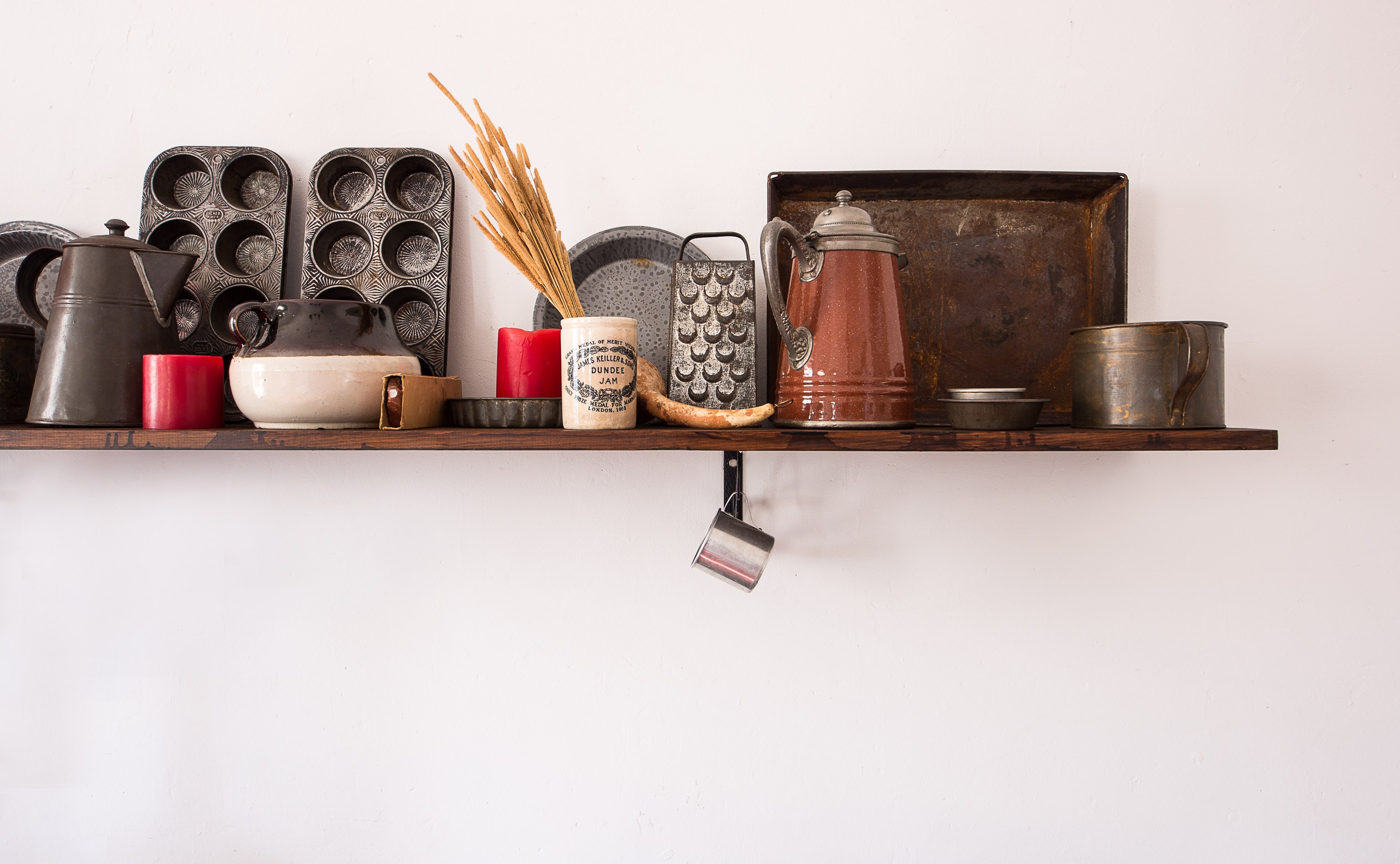 Arranged Food and Objects