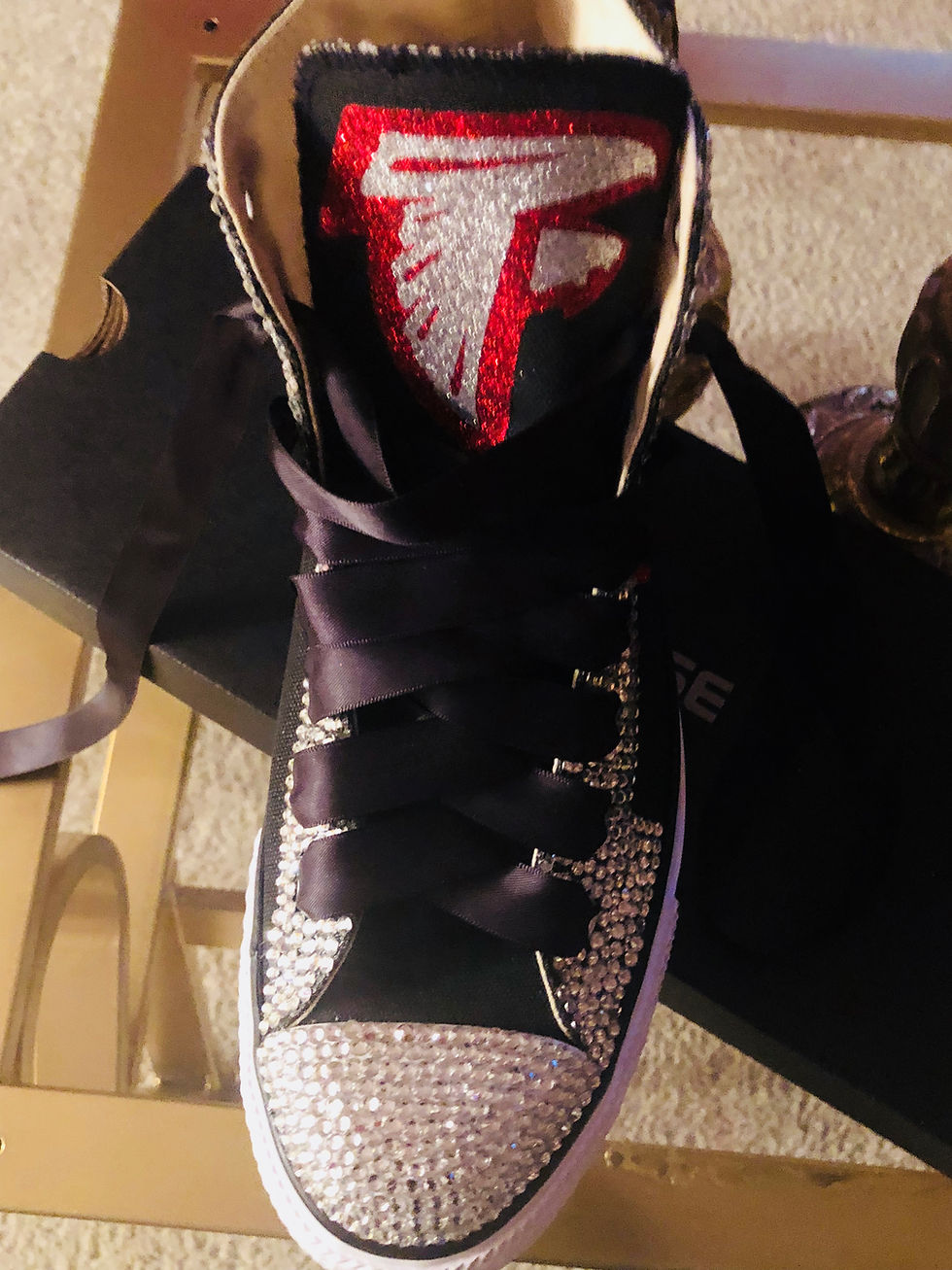 Thumbnail: Favorite Team NFL Custom Bling High Tops