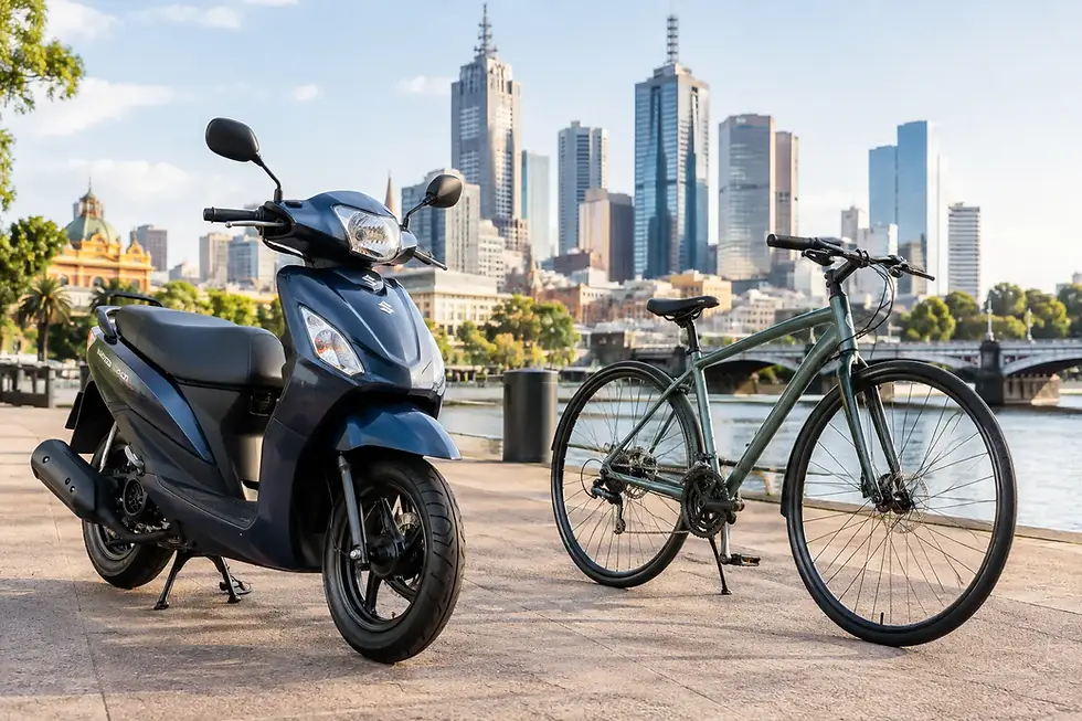 Rental Scooters Versus Bicycles for Melbourne