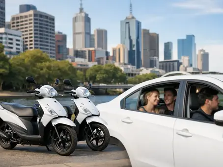 Scooter Hire vs Rideshare for Melbourne Travel