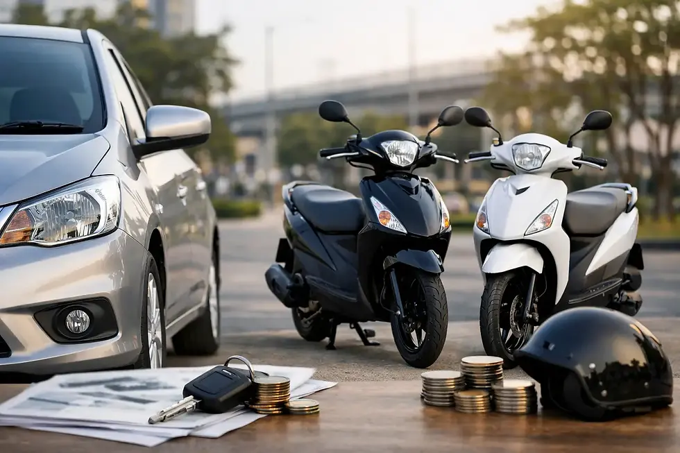 Scooter Rental vs Car Ownership Costs Compared