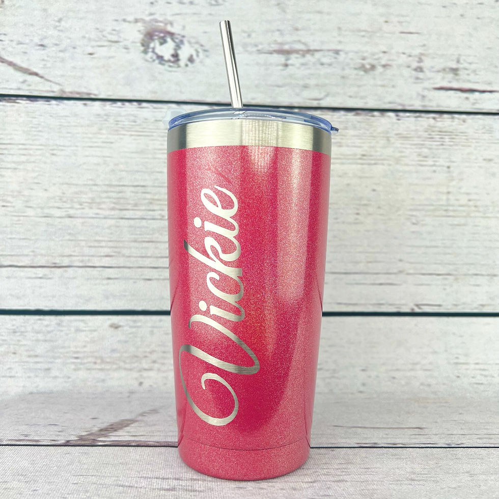 20oz Tumbler with Etched Name
