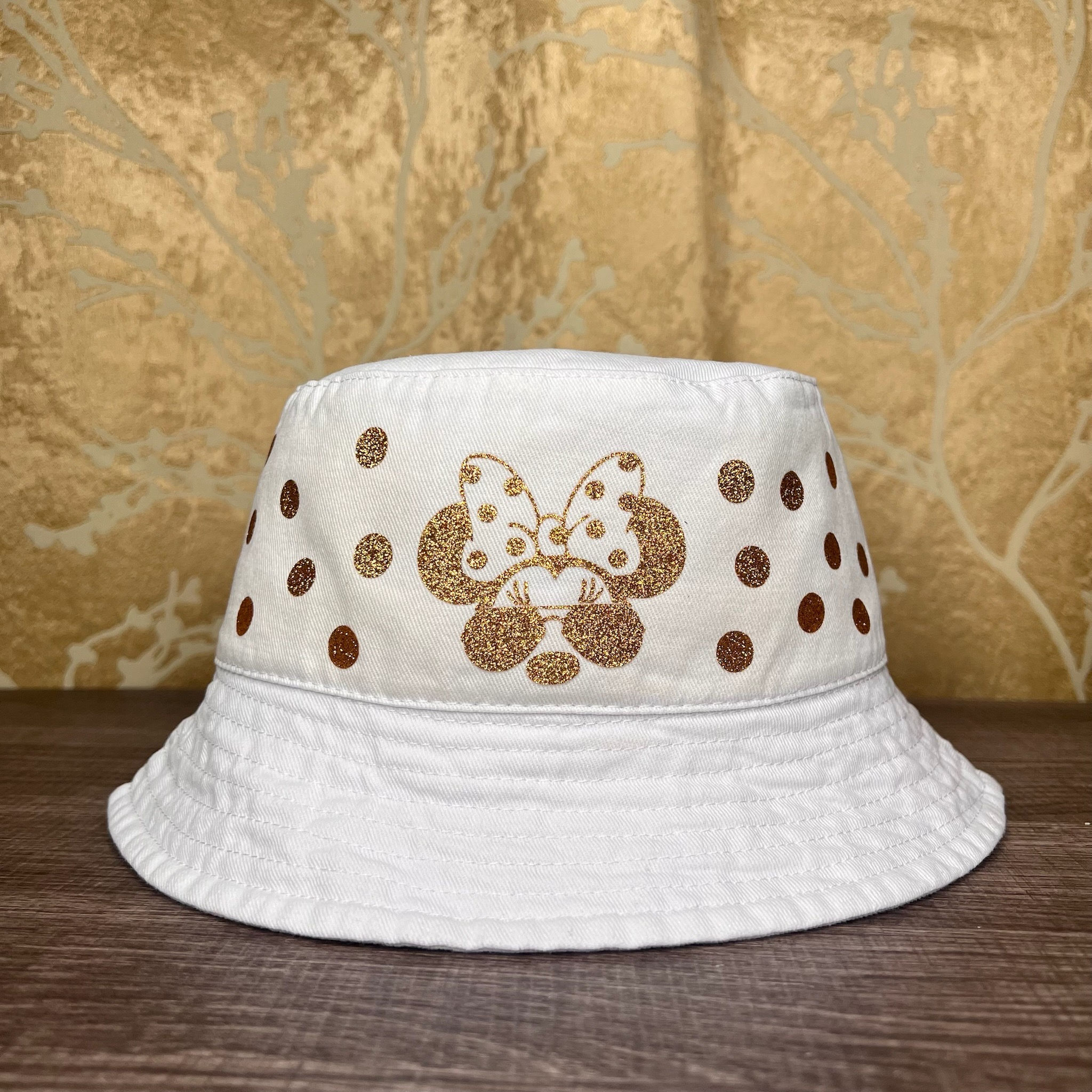 Glitter Minnie Mouse Bucket Hat