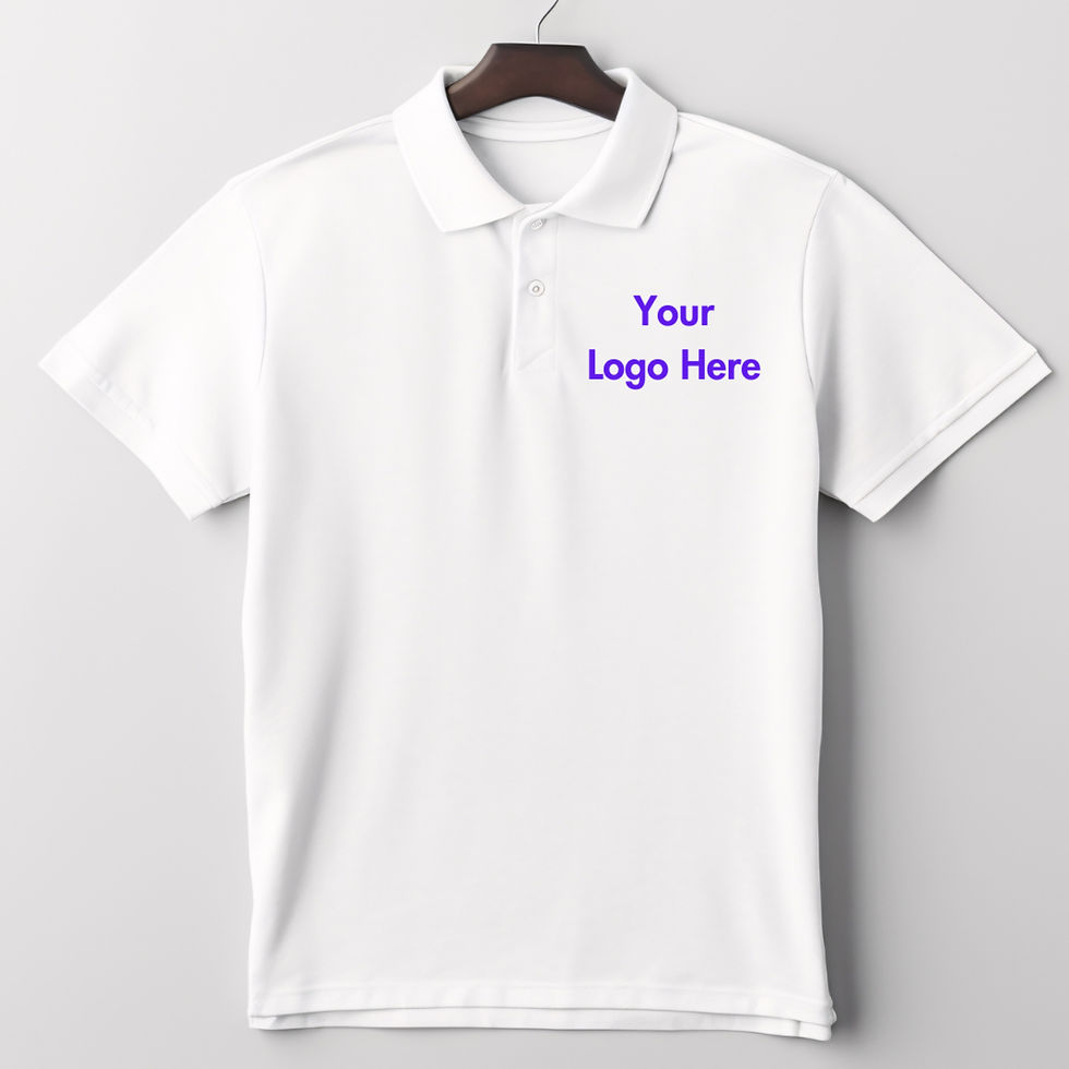 Customized Polo with Embroidered Logo