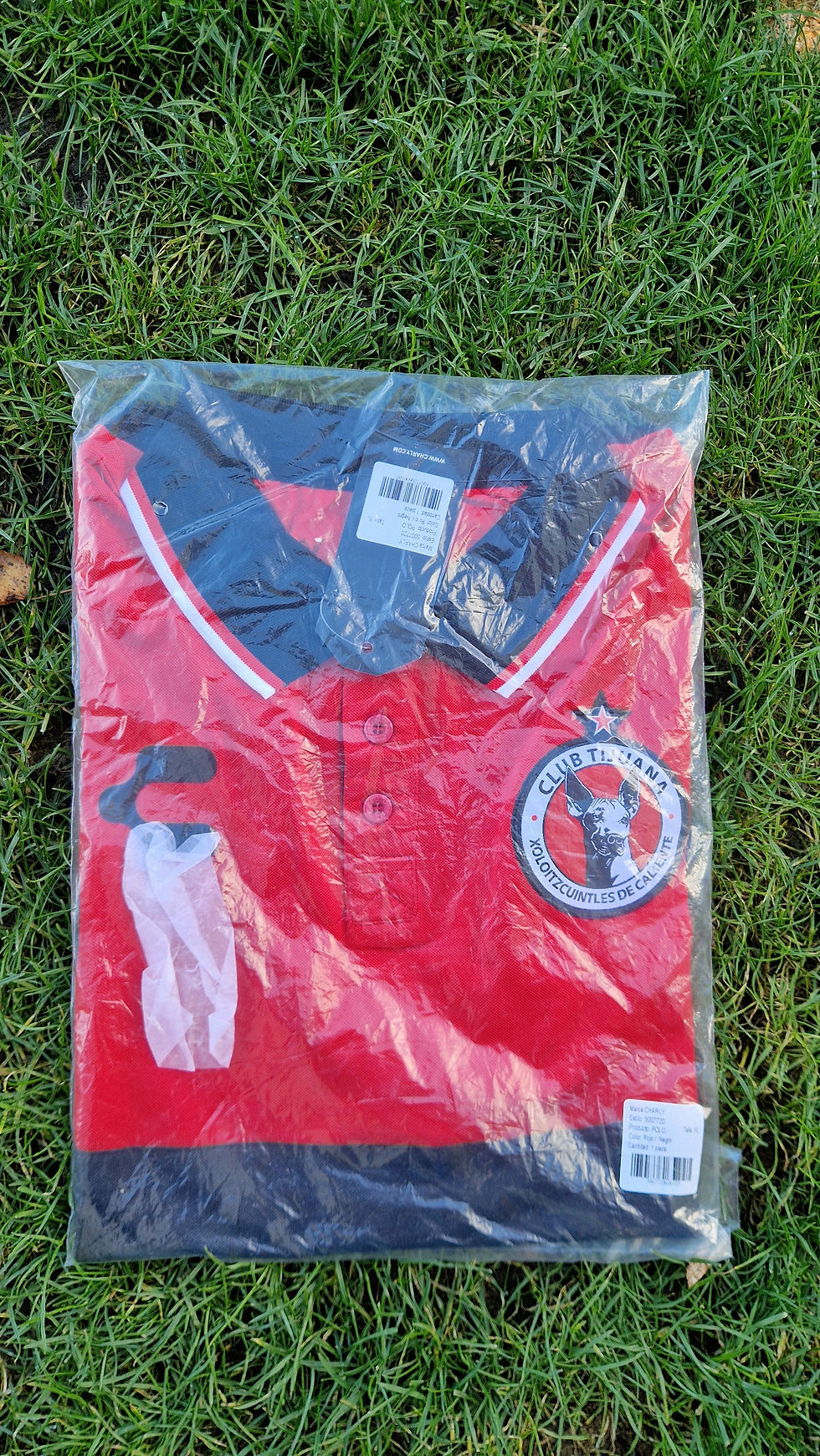 Club Tijuana Xoloitzcuintles de Caliente Polo Shirt (Brand New in Bag)