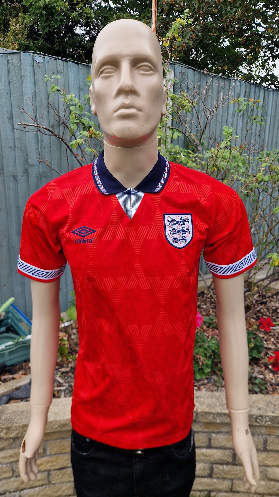 1990-1993 England Away Shirt