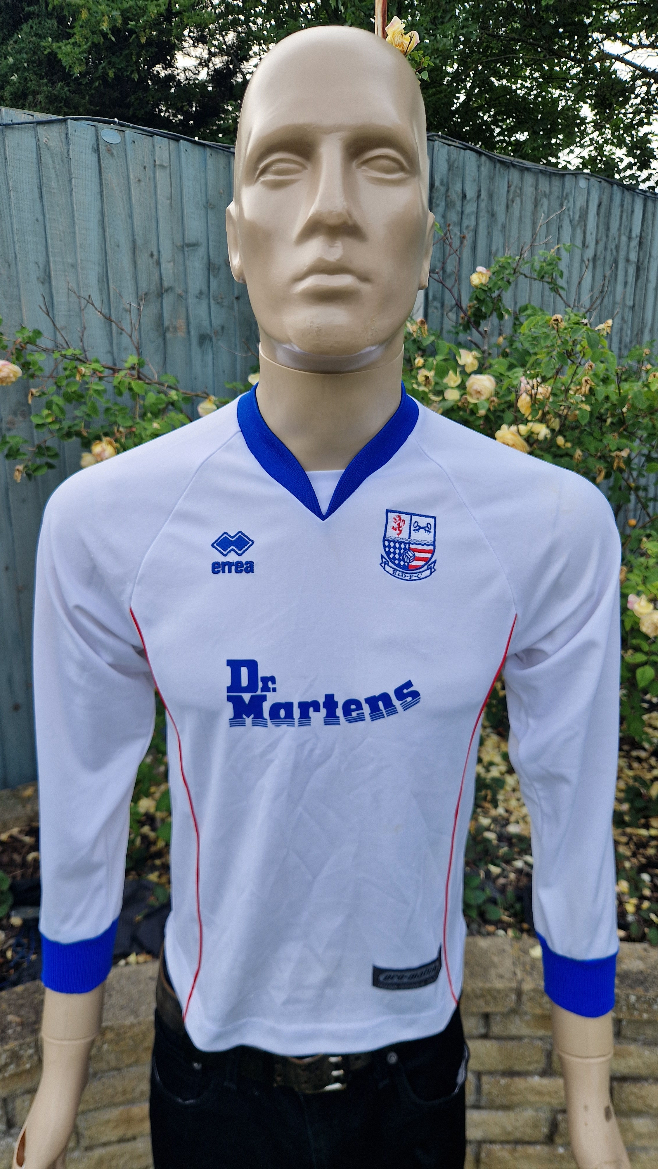2002/03-2003/04 Rushden & Diamonds Long Sleeved Home Shirt: Size 40