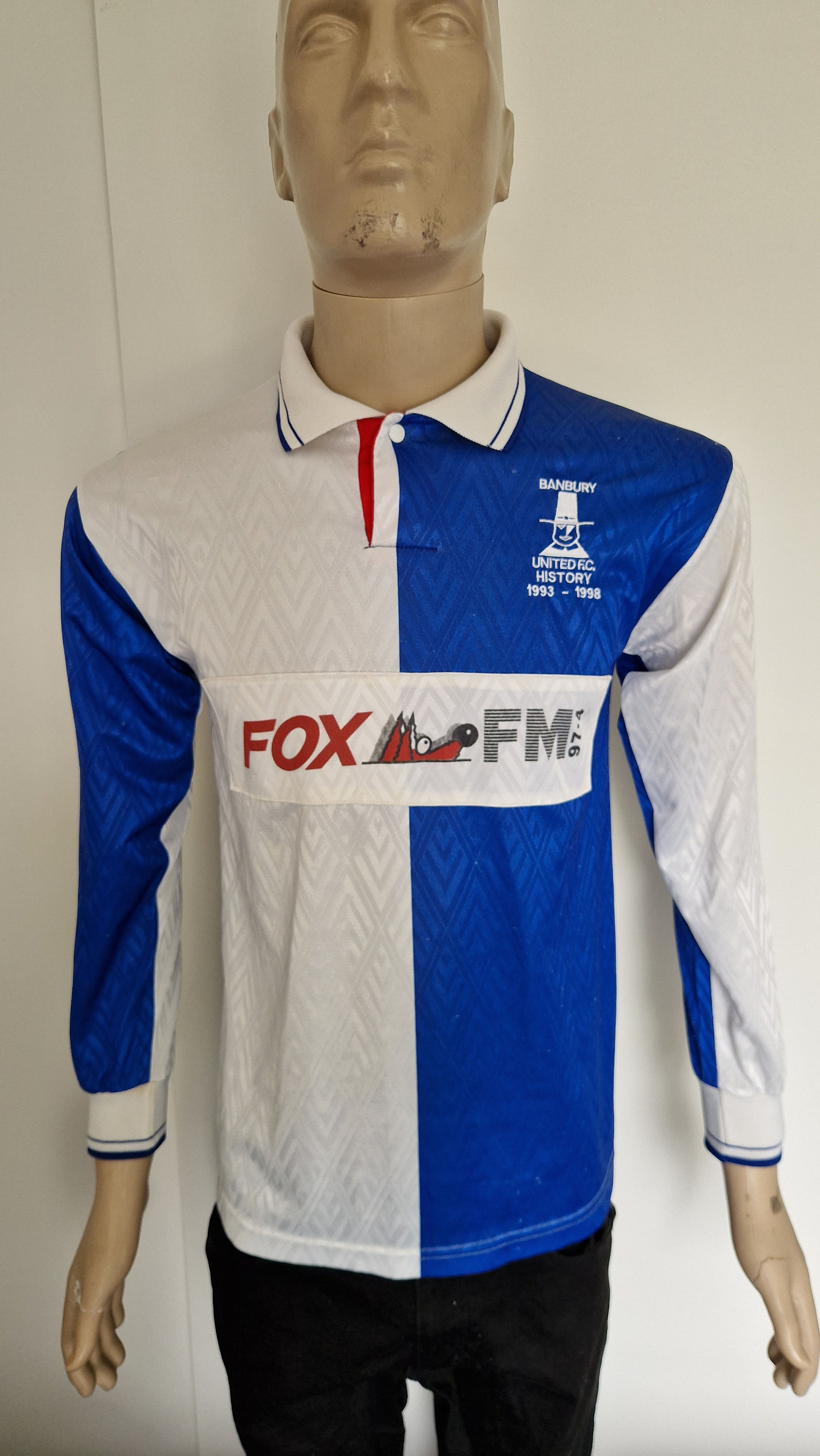 1998/99 Banbury United Long Sleeved Away Shirt (Match Worn?)