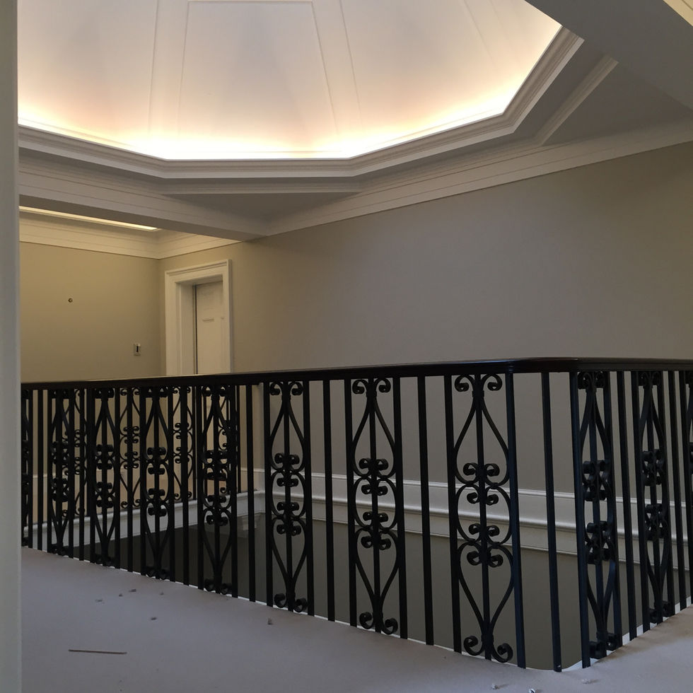 High End Painting Of Large Residential Staircase & Hallway, Regents Park, London.