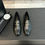 תמונה ממוזערת: Black Moccasins With Embedded Logo Buckle