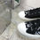 Thumbnail: Black canvas WD sneaker