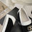 תמונה ממוזערת: White & Black CC loafers