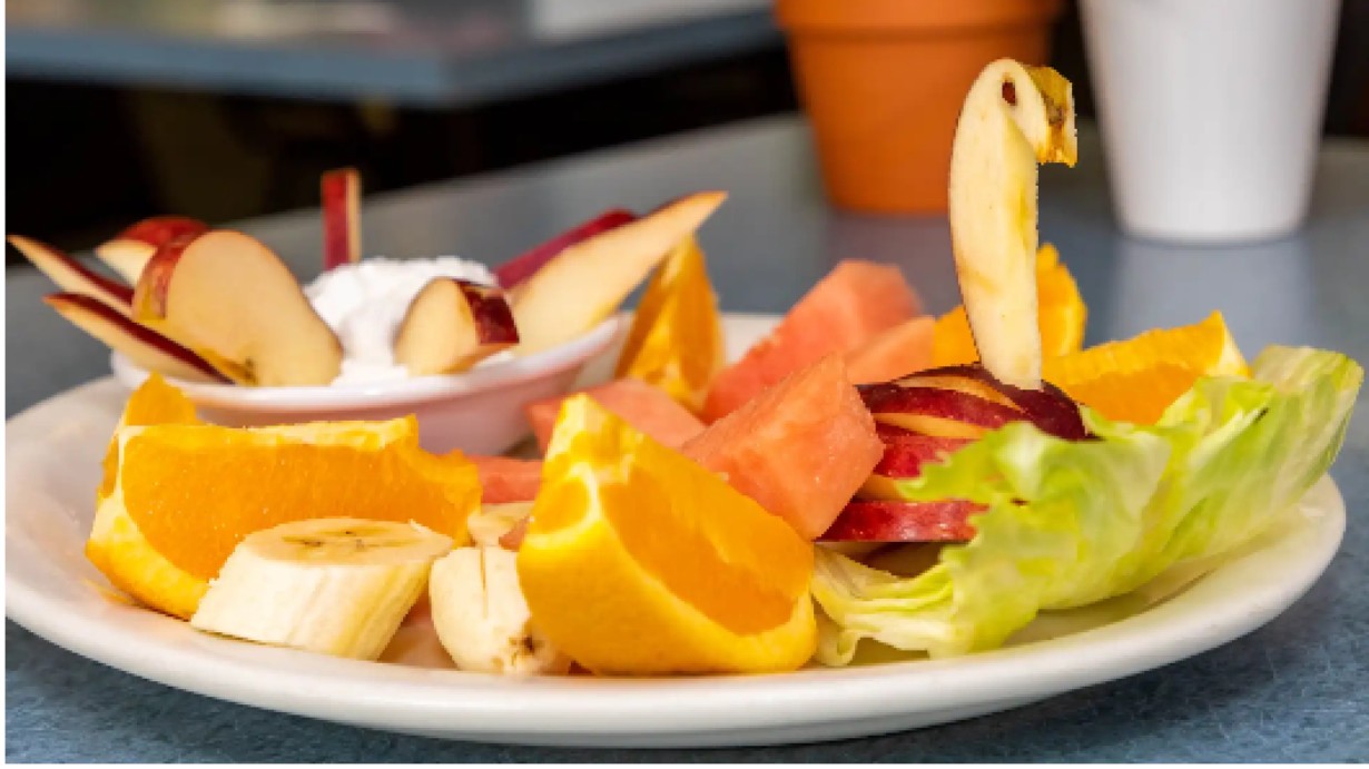Arranged Food and Objects