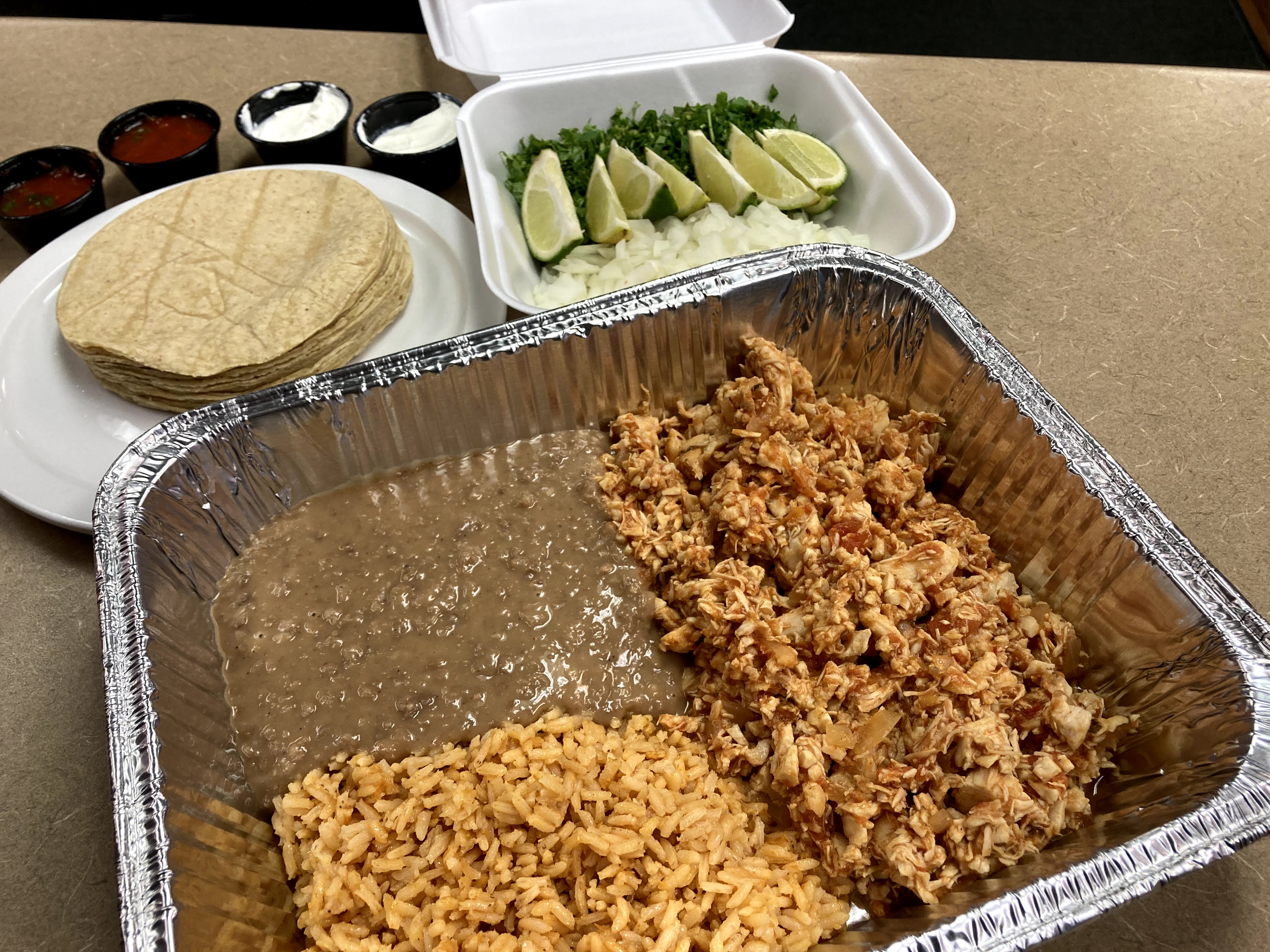 Arranged Food and Objects