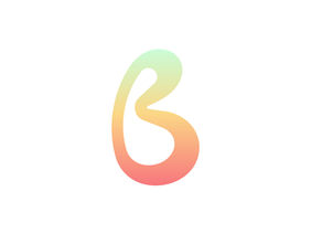 B lettermark Design by cajva