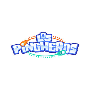 Video Game los pingheros wordmark logo design by cajva