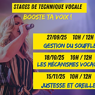 STAGES TECHNIQUE VOCALE DÉBUTANTS