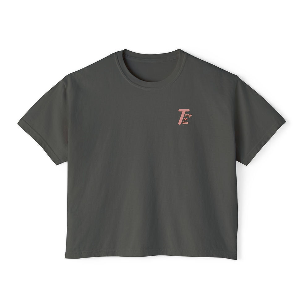 Thumbnail: 'Tee Time Mimosas' Boxy Ladies Tee