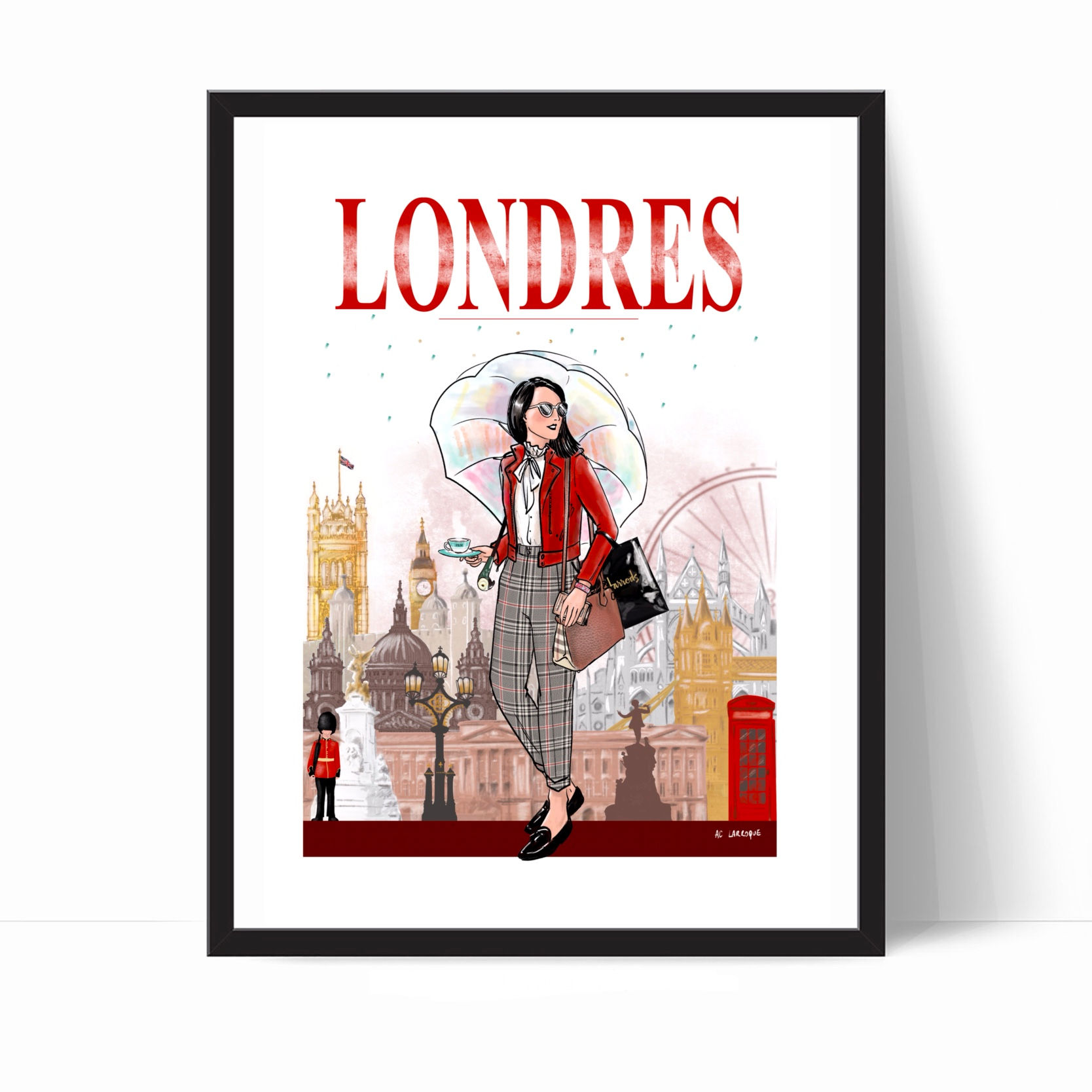 Londres - affiche, carte postale