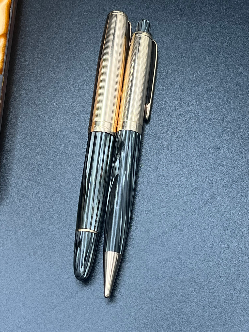 Thumbnail: Vintage Mont Blanc Pen and Pencil Set