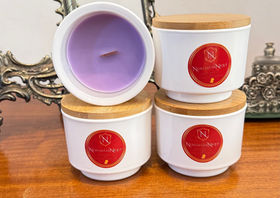 Lavender Aroma Soy Candle.