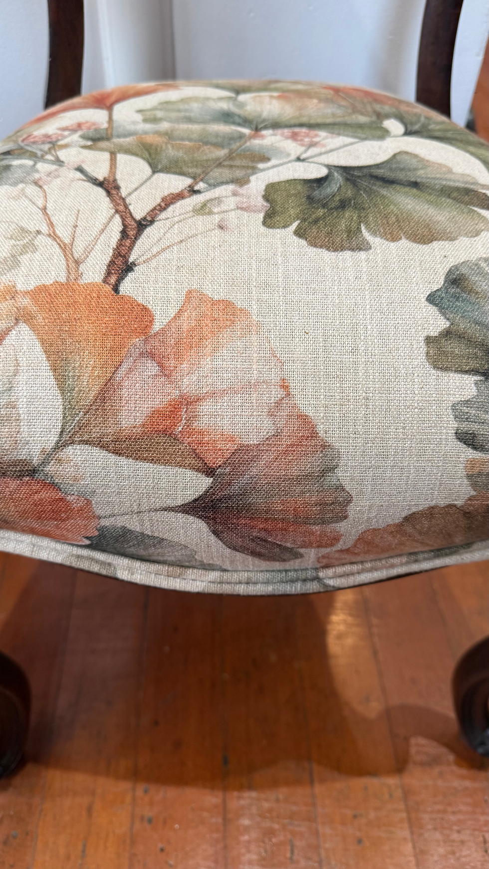 Thumbnail: Pair of Bustle Back Chairs 