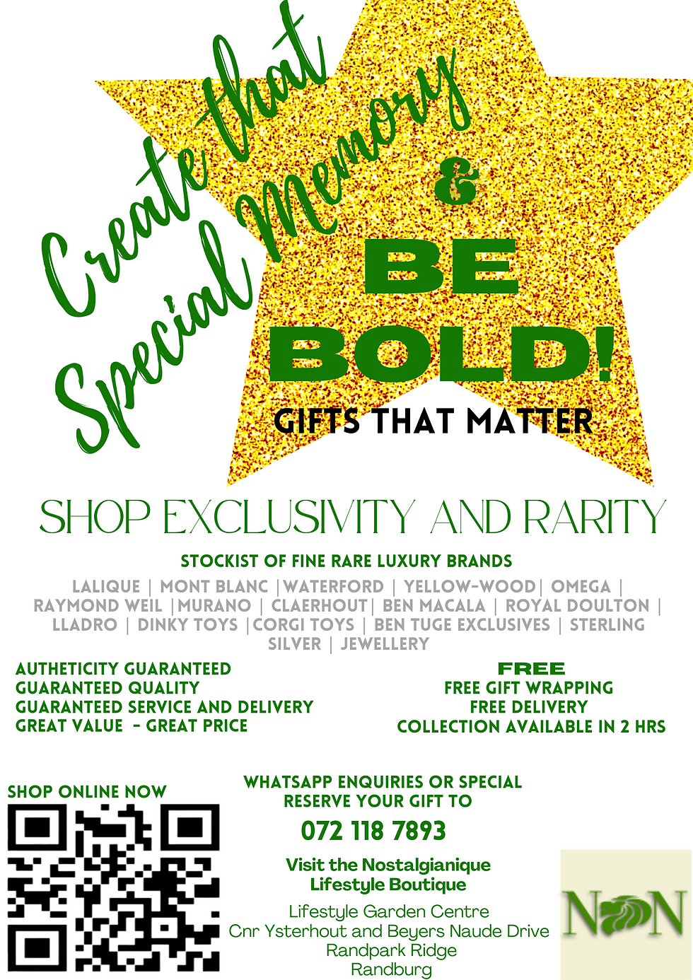 Celebration of Boldness