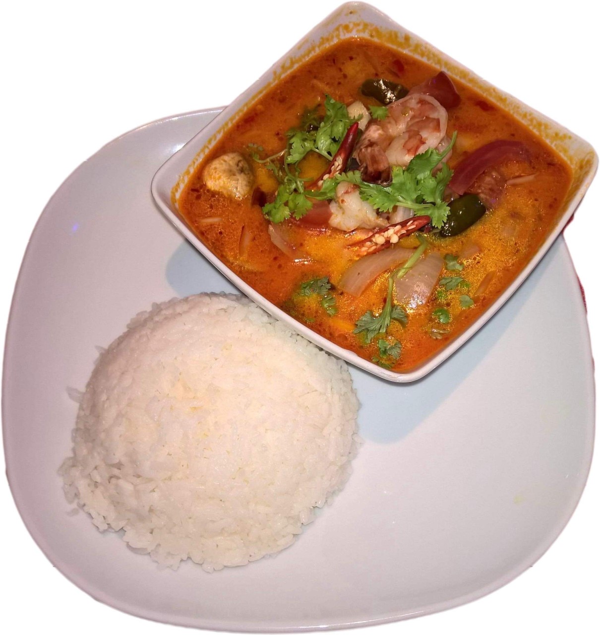 Arranged Food and Objects
