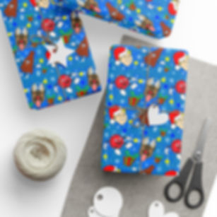 Wasteland Christmas Dweller Wrapping Paper (cheaper option)