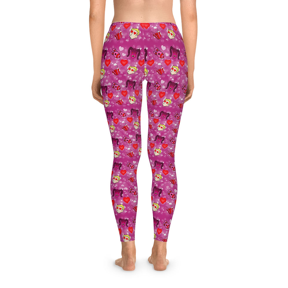 Thumbnail: Valentines Day Emote Stretchy Leggings